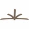 Ekena Millwork Davenport Smooth Timber Gable Bracket, Douglas Fir, 96"W x 48"H x 1 1/2"D x 5 1/2"F, 12/12 Pitch GBW096X48X0206DAV00SDF - alternate 2